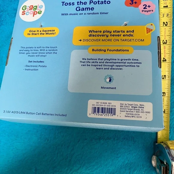 Hot Potato/ Toss the Potato Game - New In Box. Boys / Girls. See photos - Picture 4 of 4